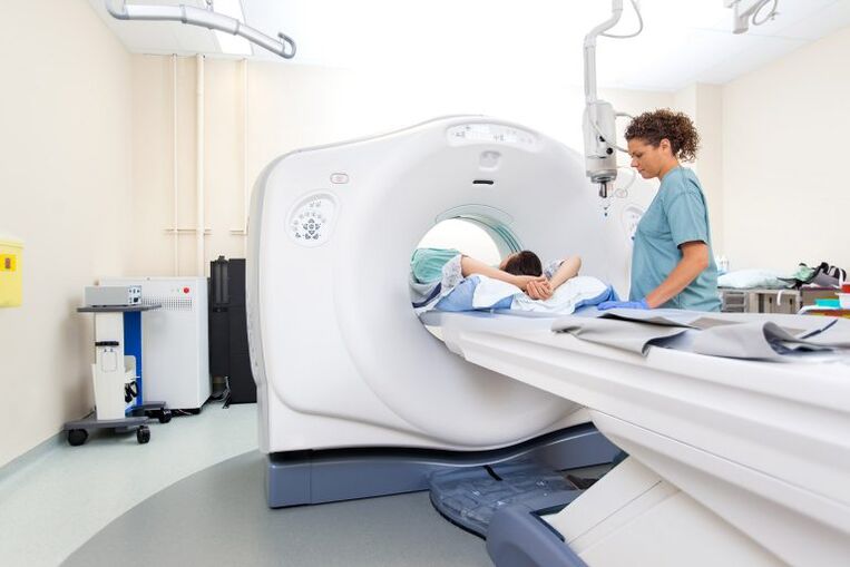 Bizkarreko minaren MRI diagnostikoa